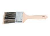 Кисть плоская 25мм 1'' искусственная щетина деревянная ручка MATRIX Golden