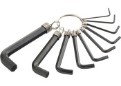 Набор ключей имбусовых 1,5-10мм SPARTA углеродистая сталь (10 предметов)